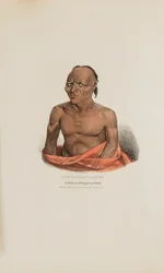 ASH-E-TAA-NA-QUET; En berømt Chippeway-høvding, fra The Aboriginal Portfolio