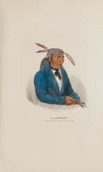 En ung Miami-høvding, fra The Aboriginal Portfolio