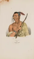 JACK-O-PA eller De Seks; En Chippeway-høvding, fra The Aboriginal Portfolio