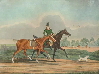 Hunters at Covertside, begyndelsen af det 19. århundrede, 1929