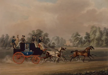 Jaglione Windsor Coach (farvet gravering)