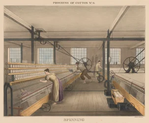 Fremskridt for bomuld, #6: Spinding