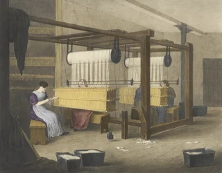 Reeding eller Tegning i, Progress of Cotton nr. 9, pub. 1840