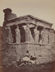 Karyatider i Erectheum,1857 (foto)