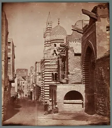 Egypten. Kairo. Den mamlukkiske emir Ajtmisz Al-Badżasis moské (1383/1384)