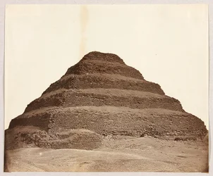 Egypten. Saqqara. Djosers trinpyramide