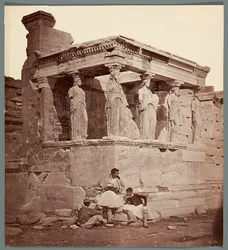Erechtheion - tempel på Akropolis i Athen.