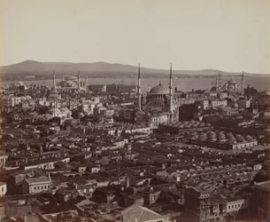 Panorama af Konstantinopel,1857 (foto)