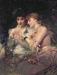 A Thorn Midt Roses, ca. 1887 (olie på lærred)