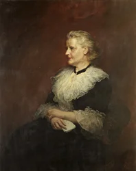 Dame Emily Frances Smyth (olie på lærred)