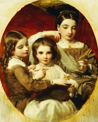 Portræt af Russell Sisters, 1858