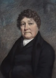 Hr. Vanderhorst (pastel på gråt papir)