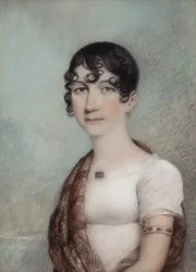 Mrs Jackson, 3/1810 (pastel på gråt papir)