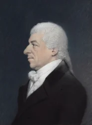 Sir William Blissart (pastel på gråt papir)