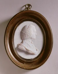 Portræt af John Harrison (1693-1776) (emaljepasta)