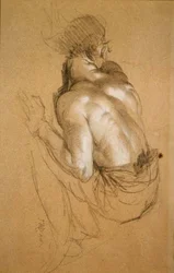 Crouching Man, studie til 