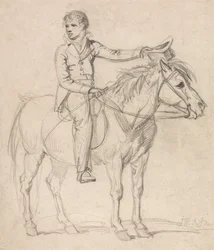 Lord Stanhope (senere jarl af Chesterfield) som dreng, ridende på en pony