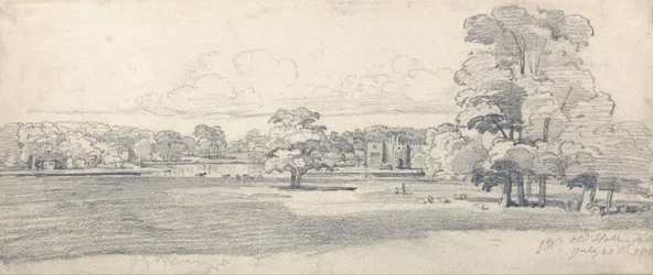 The Old Hall, Tabley, omgivet af park, 20. juli 1814 (1819)