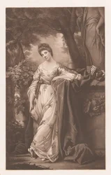 Portret af Frances Abington-Barton som Thalia