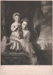 Margaret Georgiana, Viscountesse af Spencer og hendes datter