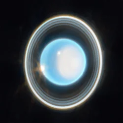 Uranus (NIRCam-kuva)