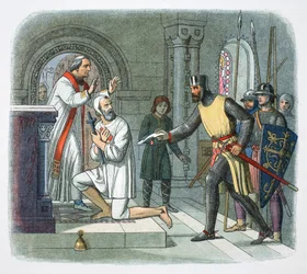Hubert de Burgh taget fra helligdommen i Boisars, Frankrig, 1232 1864