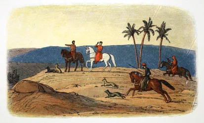 Richard I af England nægter at se på Jerusalem, efter at have undladt at erobre det, 1192 1864