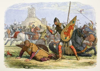 Robert sårede sin far, kong William I, Normandiet, 1079 1864