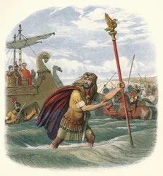 Fanebæreren af den tiende legion, 55 f.Kr. 1864