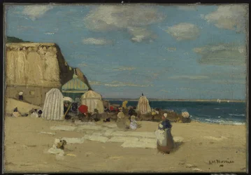 The Beach, St. Malo, ca. 1900