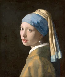 Pige med perleørering, ca. 1665-6