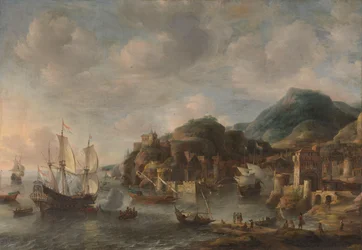 Hollandske skibe i en fremmed havn
