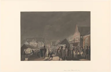 Messe på Botermarkt i Amsterdam, 1810
