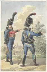 To stående soldater
