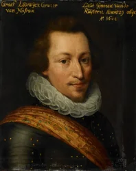 Portræt af Louis Günther, ca. 1609-1633 (olie på panel)