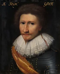 Portræt af Johann Conrad von Salm, Waldgrave og Rhinegrave van Dhaun