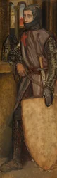 Godfrey of Bouillon (olie på panel)