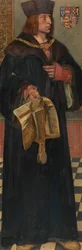 Maximilian I, hellig romersk kejser (olie på panel)