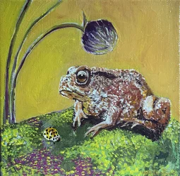 Toad, 2023 (akryl på lærred)