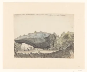 Islamic Rock Sanctuary of Kuragala på Ceylon