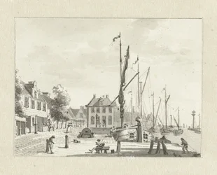Ansigt på De Lemmer (?)