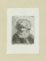 Bebaarde gamle mand The Compleat Work of Etchings af John Chalon / Oeuvre Complette des Eaux Fortes af Jean Chalon (serietitel)
