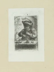 Man til de eettafel The Compleat Work of Etchings af John Chalon / Oeuvre Complette des Eaux Fortes af Jean Chalon (serietitel)