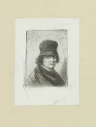 Mand sætter høj hoed The Compleat Work of Etchings af John Chalon / Oeuvre Complette des Eaux Fortes af Jean Chalon (serietitel)