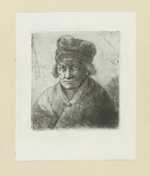 Oude mand sætter muts The Compleat Work of Etchings af John Chalon / Oeuvre Complette des Eaux Fortes af Jean Chalon (serietitel)