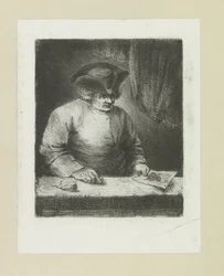 Portræt af Hendrik Chalon The Compleat Work of Etchings af John Chalon / Oeuvre Complette des Eaux Fortes af Jean Chalon (serietitel)