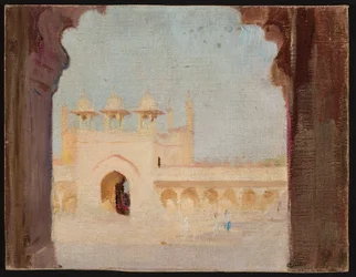 Agra - Palads. Fra en rejse til Indien