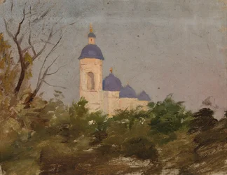 Studie af en ortodoks kirke