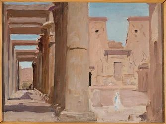 Tempel. Fra en rejse til Egypten