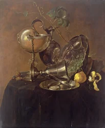 Stilleben med en nautiluspokal, 1632